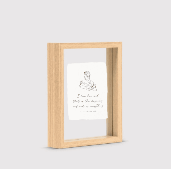 Wood Floating Frame, 5x7