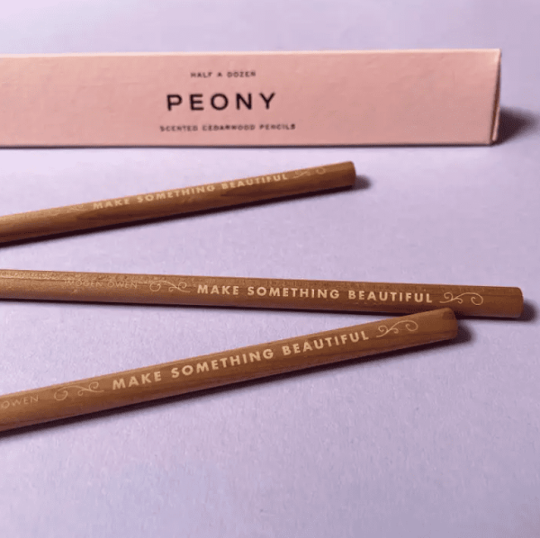 Peony Scented Pencils