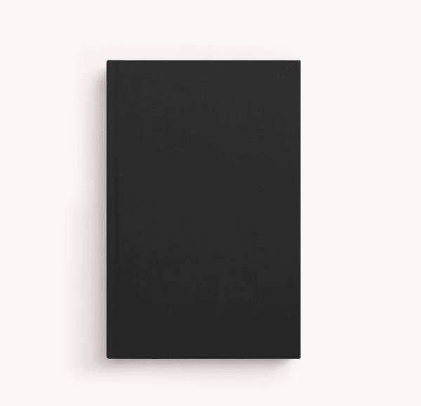 Essential Linen Notebook, Jet