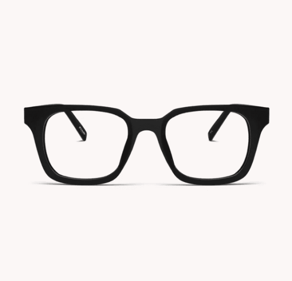 Daring Blue Light Readers, Matte Black/+1.50