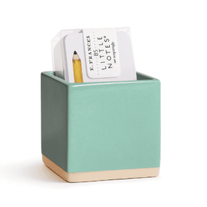 Little Notes Ceramic Box, Minty