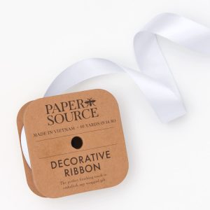 White 1" Ribbon