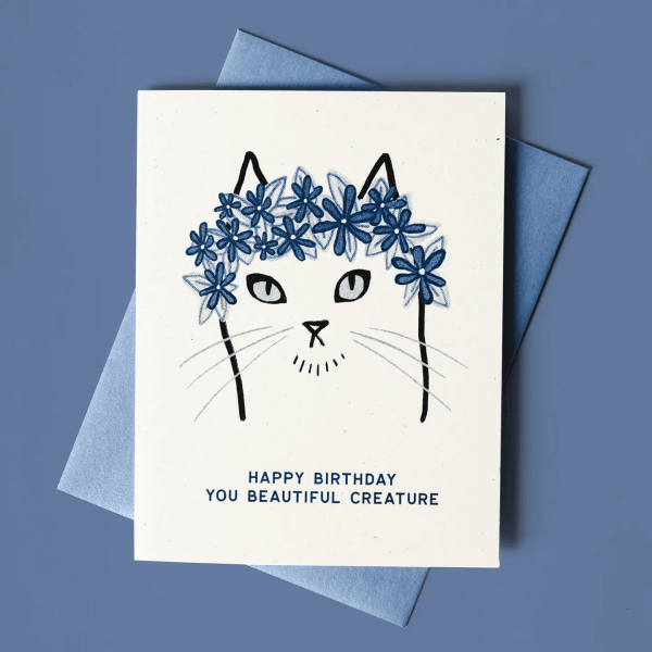 Happy Birthday Beautiful Creature Card