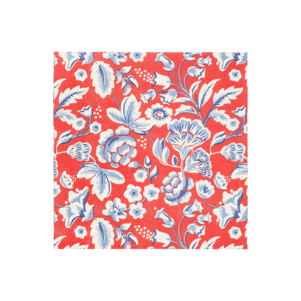 Hamptons Floral Paper Napkin