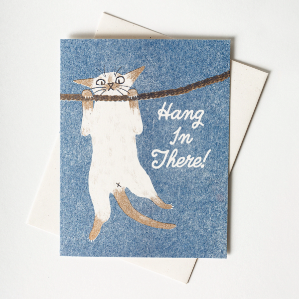 Hang In There Cat Card