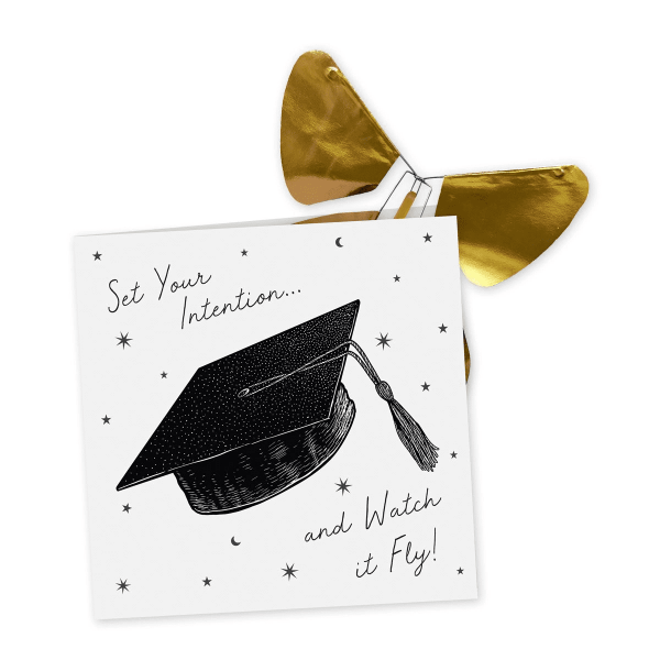 Graduation Card w/ Magic Butterfly