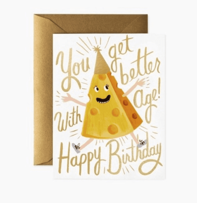 Better With Age Birthday Card