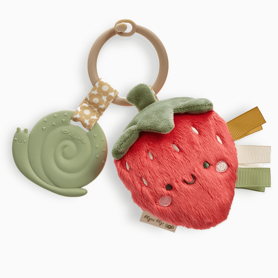 Strawberry Teether Plush Strawberry Teether Plush