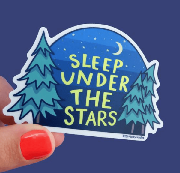 Sleep Under The Stars Sticker
