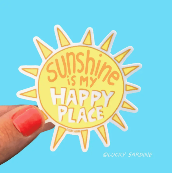Sunshine Is My Happy Place Sticker