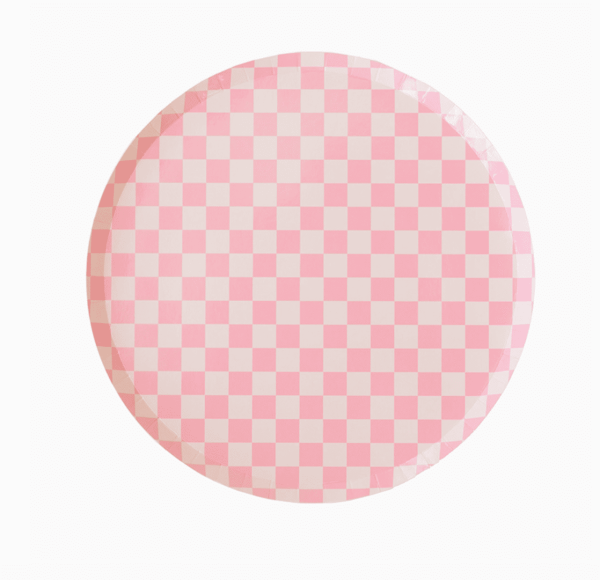 Check It Tickle Me Pink Plates