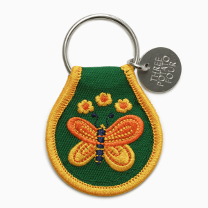Patch Keychain - Butterfly