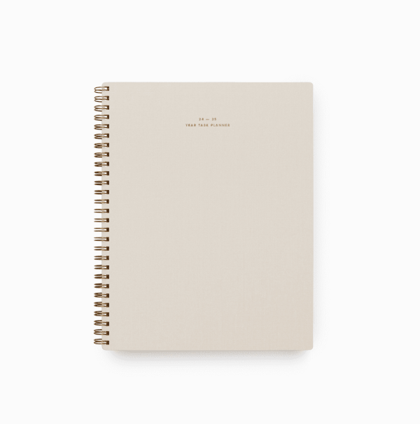 2024-25 Task Planner, Natural Linen