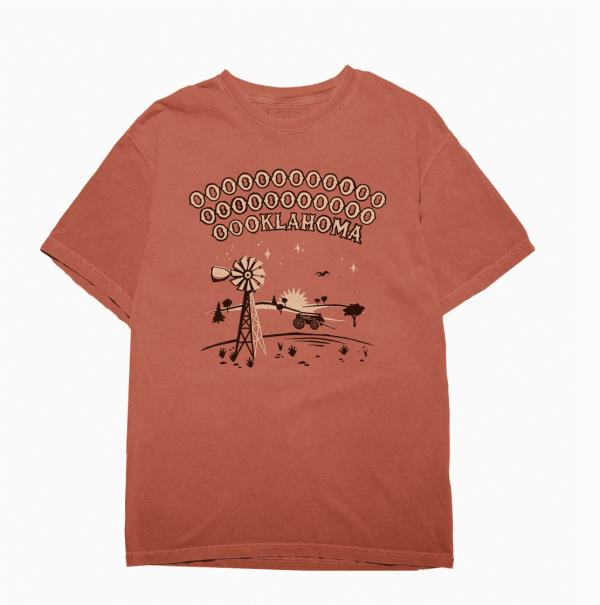 Sweepin' Down The Plains Tee, Crimson/L