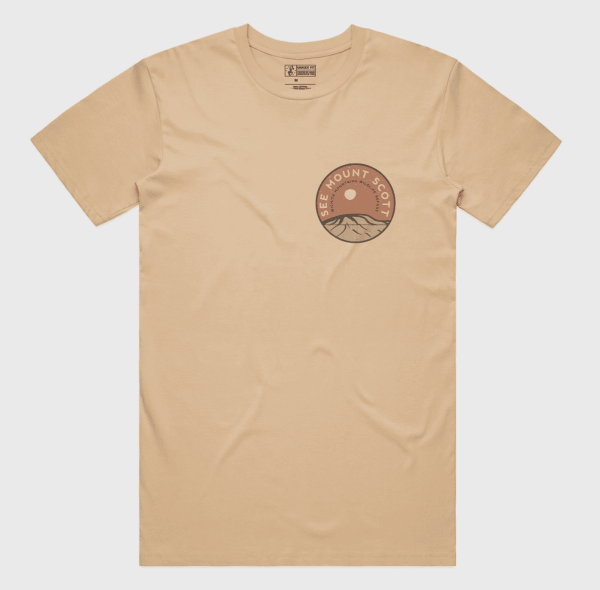 Mount Scott Tee, Tan/M