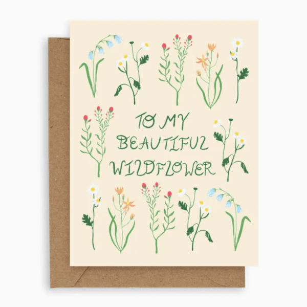 Beautiful Wildflower Card