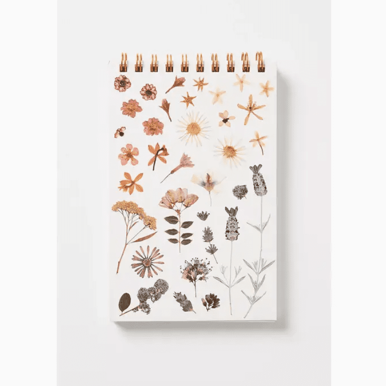 Pressed Flowers Task Pad Typo Market