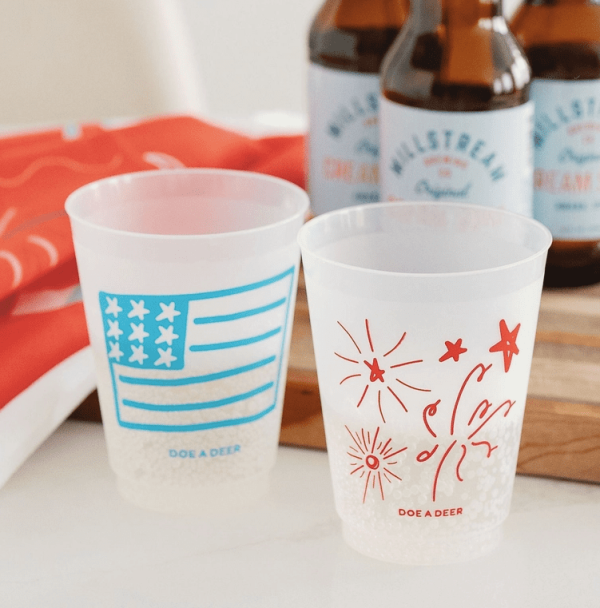 Stars & Fireworks Shatterproof Cups