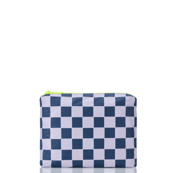 Small Checkmate, Lilac/Navy
