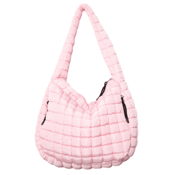 Lt Pink X-Large Quilted Tote