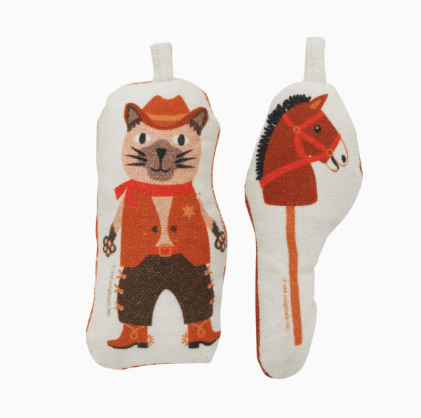 Cowboy & Horse Cat Toy Set