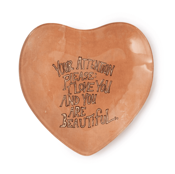Your Attention Please Decoupage Plate