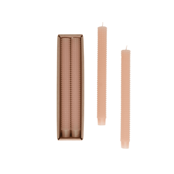 Hobnail Tapers, Pink