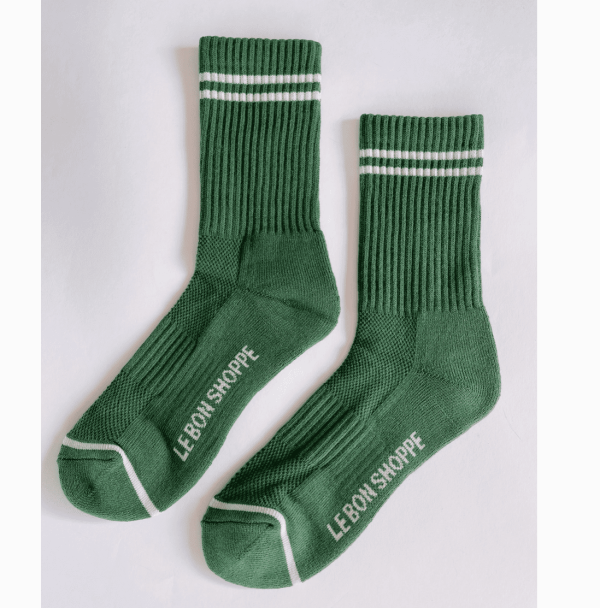 Boyfriend Socks, Moss