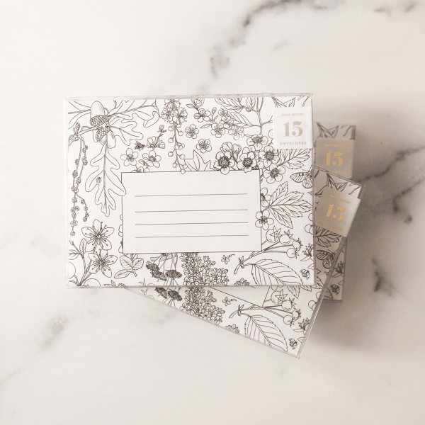 Tree Blooms Envelopes, Set/15