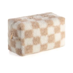 Andie Sherpa Zip Pouch, Tan