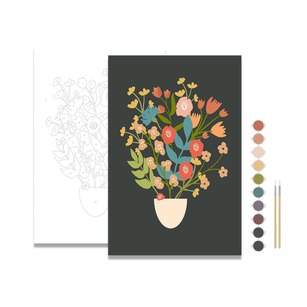 Flower Bouquet Paint By Number