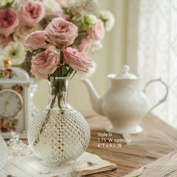 Rustic Glass Vase, Style D