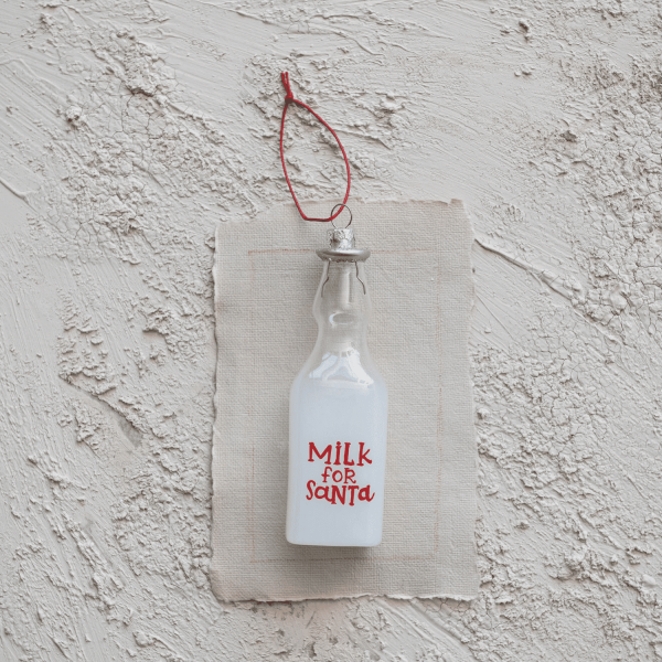 Milk For Santa Ornament