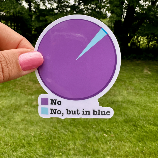 Funny No Pie Sticker