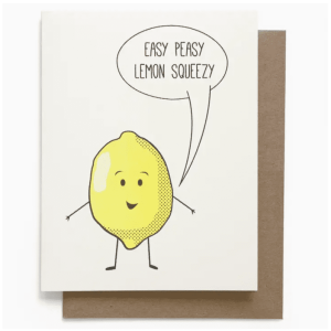 Easy Peasy Greeting Card