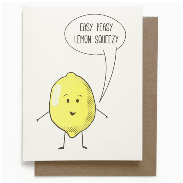 Easy Peasy Greeting Card