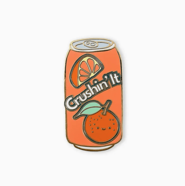 Crushin' It Enamel Pin