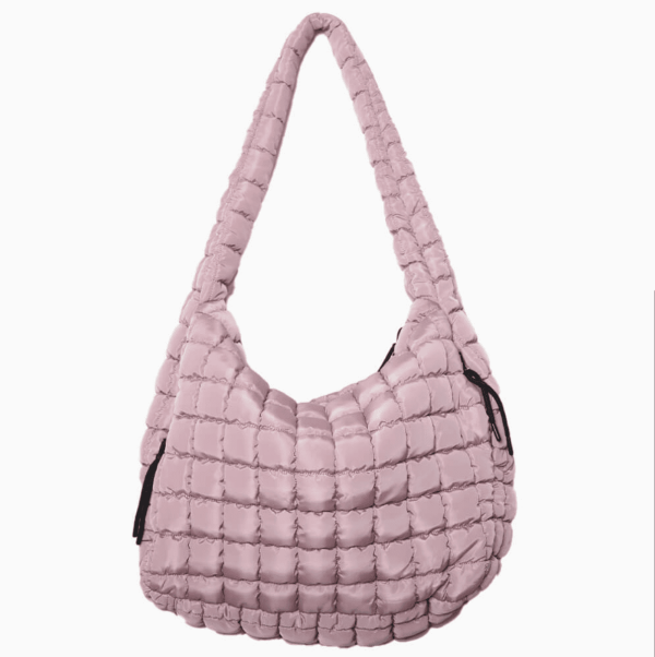 Mauve X-Large Quilted Tote
