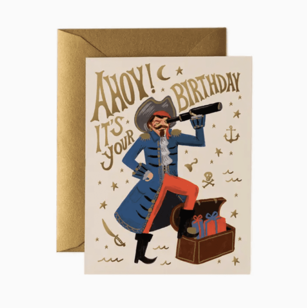 Pirate Birthday Card
