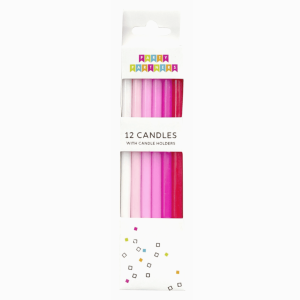 Pink Gradient Candle Set