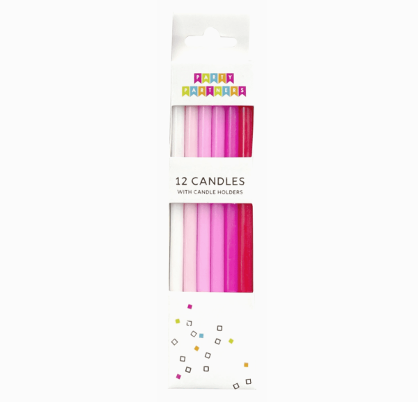 Pink Gradient Candle Set