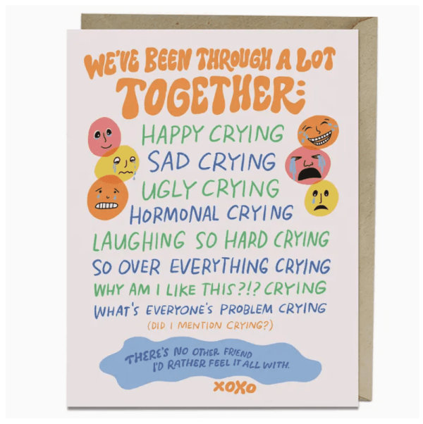 Happy Crying Card