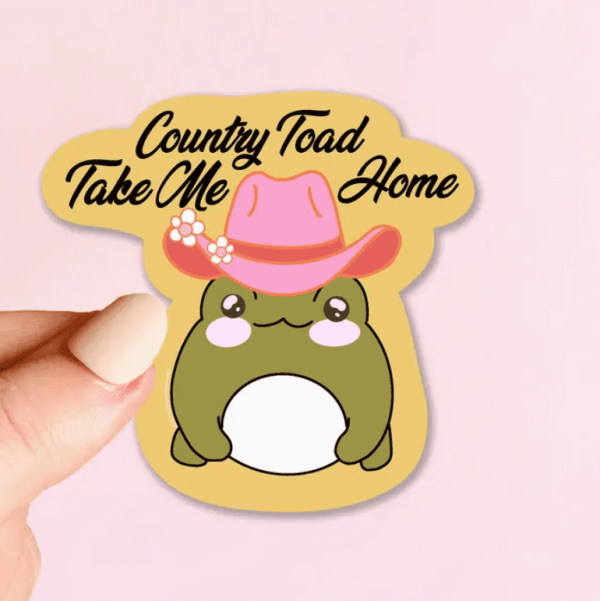 Country Toad Sticker