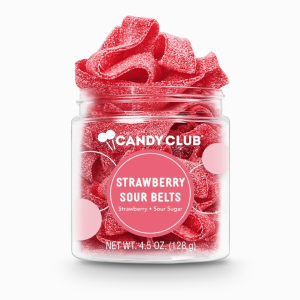 Sour Strawberry Belts, 4.5 oz.