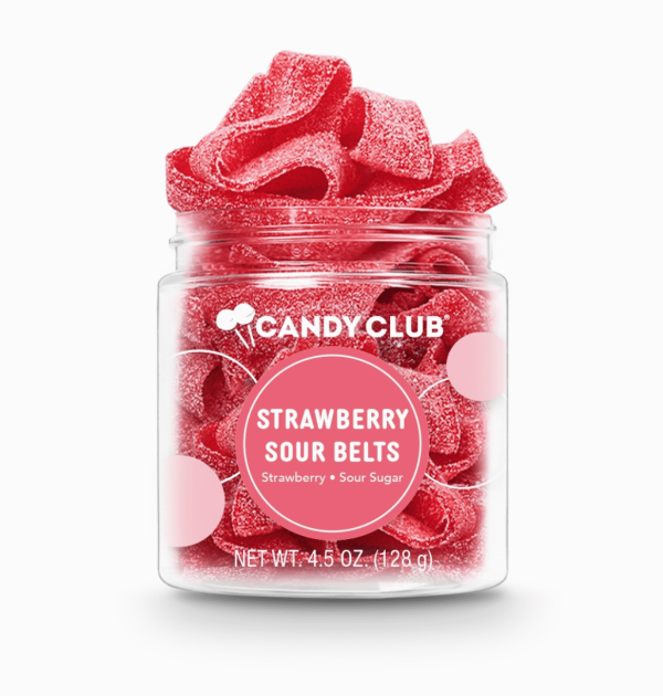Sour Strawberry Belts, 4.5 oz.
