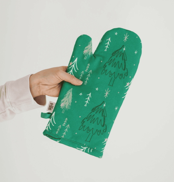 Winter Trees Oven Mitt