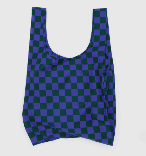 Standard Baggu - Iris Green Check