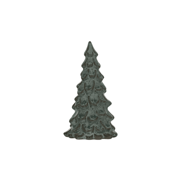 Green Stoneware Tree, 5.5"