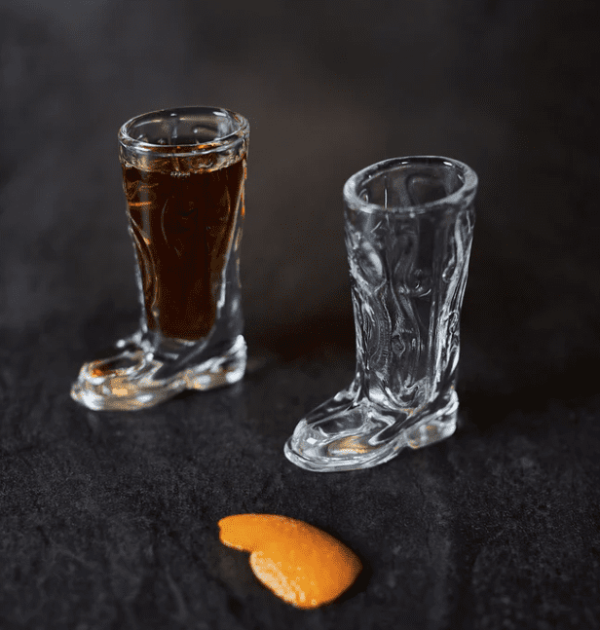 Cowboy Boot Shot Glasses, Set of 2