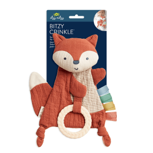 Fox Crinkle Toy & Teether